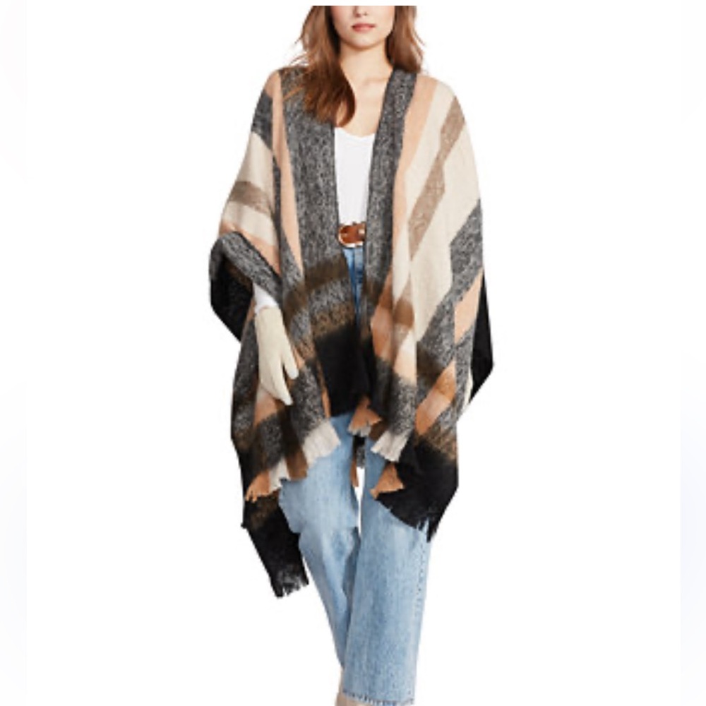 Nine West cardigan poncho sweater one size